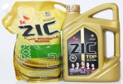 Zic 162682P Масло моторное TOP 5W-40 синтетическое 4 л Промо-набор + Жидкость незамерзающая