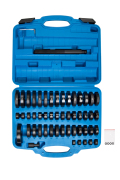 Kraft KT701064 Набор оправок для запрессовки подшипников, сальников и втулок 52 предмета