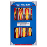 KING TONY 30607MR Набор отверток, диэлектрические, 7 предметов