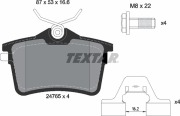 Textar 2476501 Комплект тормозных колодок