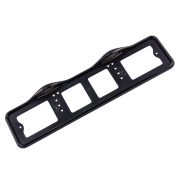 DOLLEX SPL59 Рамка номерного знака пластмассовая с подсветкой верхней черная