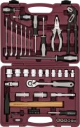 THORVIK UTS0056 Набор инструмента универсальный 1/4&quot;&quot;, 1/2&quot;&quot;DR, 56 предметов