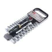 ROCK FORCE RF0195MSA Набор торцевых головок 1/2&quot; 6-гранных 19 предметов на пластиковом  держателе
