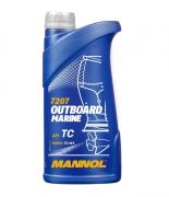MANNOL 1412 Масло моторное Outboard Marine полусинтетическое 1 л