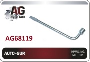 Auto-GUR AG68119 Ключ баллон. Г-обр. с лопаткой 19мм