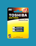 TOSHIBA LR03GCPBP2 Батарейка  (2шт) LR03 мизинчик AAA  1,5V