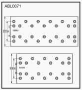 ALLIED NIPPON ABL0071HD Накладки грузовые