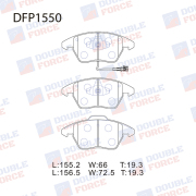 DOUBLE FORCE DFP1550 Колодки тормозные дисковые Double Force