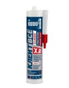 Kudo KX2W Клей-герметик KUDO КЛЕИТ ВСЁ CLASSIC, Жидкие гвозди + герметик, на основе гибридных мс полимеров, белый, 280 мл