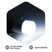 ORIGANA ORNHW5W Лампа светодиодная &quot;NIGHT HUNTER&quot; &quot;БЕЛАЯ&quot; W5W LED T10-5730-2 SMD 12V/1,5W 6500K (Комплект 2шт.)  арт. ORNHW5W