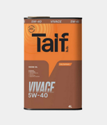 TAIF Lubricants 211026 Масло моторное TAIF  VIVACE 5W-40, 4L
