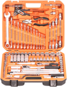 АвтоDело 39824 набор инструмента 123пр. 1/2"DR 1/4"DR 6PT  PRO