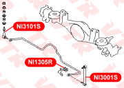 VTR NI3101S Тяга стабилизатора задней подвески
