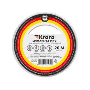 Kranz KR092601 Изолента ПВХ KRANZ 0.13х15 мм, 20 м, белая (10 шт./уп.)