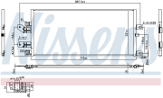 Nissens 940486 Конденсор кондиционера