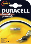 DURACELL SECURITYMN27BL1A27BP1 Батарейка алкалиновая A27 12 В упаковка 1 шт.