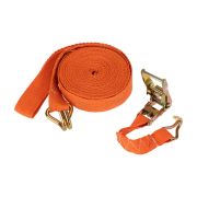 REXANT 800242 Стяжка для груза REXANT багажная с крюками, с храповым механизмом, 8х0.038 м