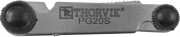 THORVIK PG20S Набор резьбовых шаблонов для наружных резьб, 20 предметов