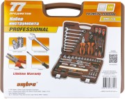 OMBRA OMT77S Набор инструмента универсальный 1/4"", 1/2""DR, 77 предметов