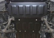 Автоброня 111028381 Защита картера Kia Mohave 17-20, st 1.8mm, 2 части