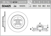 Sangsin brake SD4425