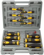 FINCH INDUSTRIAL TOOLS 56402 Отвертки и биты CrV, набор 27 шт., в чемоданчике