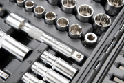 Kraft KT700680 Набор инструмента 1/2&quot;DR и 1/4&quot;DR 108 предметов с 12 гран. головками, PRO