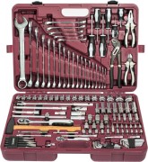 THORVIK UTS0128 Набор инструмента универсальный 1/4&quot;&quot;, 1/2&quot;&quot;DR, 128 предметов