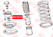 VTR BM1901R Отбойник амортизатора передней подвески