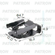 PATRON P372395 Скоба металлическая