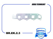 BRAVE BREK23 Прокладка коллектора  BR.EK.2.3 выпускного Daewoo Matiz, Chevrolet Aveo, Spark