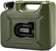 Hunersdorff 80100 Канистра для Топлива (ПРОФИ) 10л. Боковое крепление шланга.  С безопасной крышкой от детей