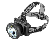 ULTRAFLASH 13350 Фонарь налобн аккум 220В, черный, 1,2 Втт LED+5SMD, 2 реж, пласт, бокс Ultraflash LED5367