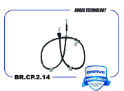 BRAVE BRCP214 Трос ручного тормоза левый BR.CP.2.14  KIA Ceed 1.4-2.0i