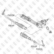 FIXAR FS0169 Тяга рулевая левая/правая