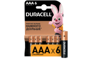 DURACELL LR03MN2400BL6 Батарейка алкалиновая BASIC AAA 1,5 В упаковка 6 шт.