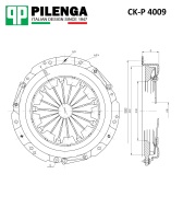 PILENGA CKP4009 Сцепление в комплекте (3 в 1)