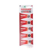REXANT 301101 Литиевые батарейки CR1216 5 шт. 3 V 25 mAh блистер REXANT