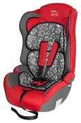 Little Car 129369 Автокресло детское 9-36кг. Little Car Brave Isofix коты-красный