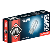 AWM 410300009 Лампа накаливания AWM W5W 12V 5W (W2.1x9,5d)
