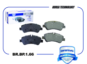 BRAVE BRBP166 Колодка тормозная задняя диск. BR.BP.1.66  FORD Transit 2014-