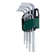 SATA 09107A Шестигранники (набор)  9пр. Угловые (Metric) пласт.блист.