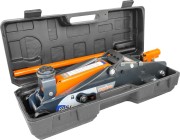 OMBRA OHT225C Домкрат подкатной 2.5 т. с фиксатором в кейсе, 140-387 мм