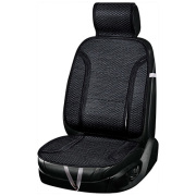 Skyway S01302044 Накидка сиденья бамбук SKYWAY Summer-05 с поддержкой спины черный 1 шт