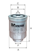 M-Filter DF3522 Топливный фильтр