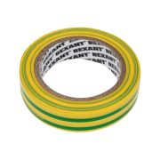 REXANT 092007 Изолента ПВХ REXANT 15 мм х 10 м, желто-зеленая, упаковка 10 роликов