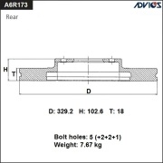 ADVICS A6R173B