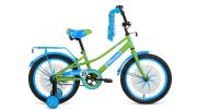 Forward 1BKW1K1D1012 Велосипед детский 18" FORWARD AZURE 20 (1 ск. рама сталь 11") зеленый/голубой