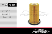 Fortech FO054 Фильтр масляный