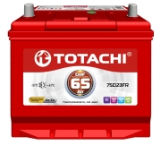TOTACHI 90565 Батарея аккумуляторная 65А/ч 520А 12В прямая полярн. выносные (Азия) клеммы